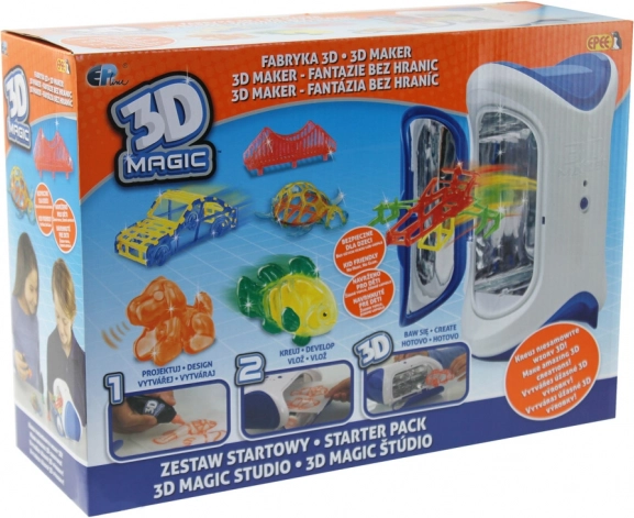 3D Magic startersset voor het maken van 3D creaties met UV-uitharding