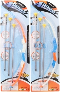 Kinder plastic boog met pijlen met zuignappen