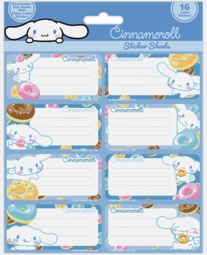 My Melody naamlabels voor schriften
