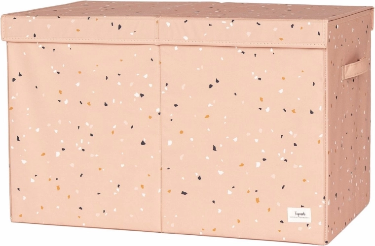 3 Sprouts speelgoedkist recycled terrazzo clay