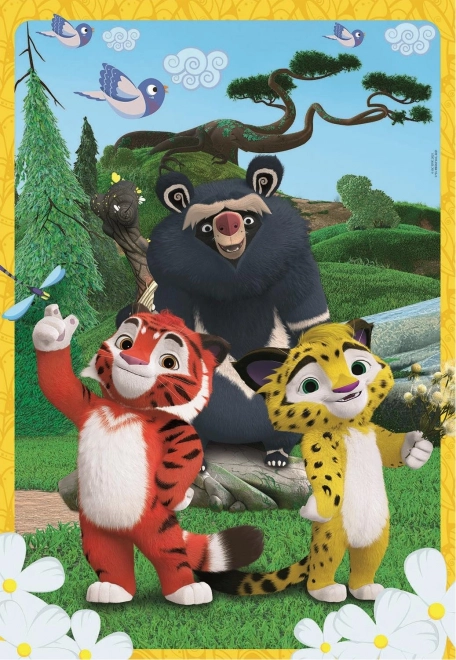 CLEMENTONI Puzzel Leo en Tig 104 stukjes