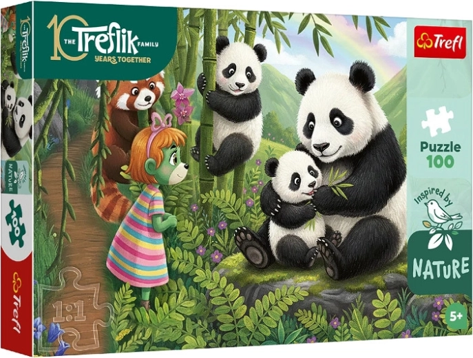 Inspired by Nature puzzel panda 100 stukjes