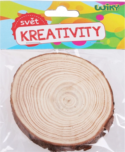 Houten schijf 9–10 × 1 cm