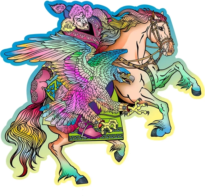 Houten puzzel Paard en Adelaar 250 stukken