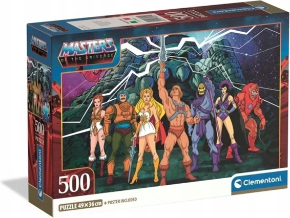 Clementoni compacte puzzel 500 stukjes Masters of the Universe