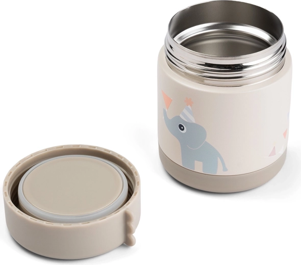 Done by Deer thermos-voedselpot Celebration zandkleur 300 ml