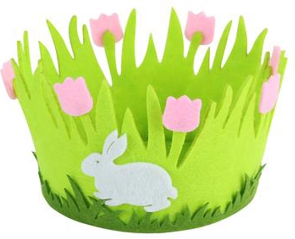 Vilt paasmand TORO 14 cm, mix motieven