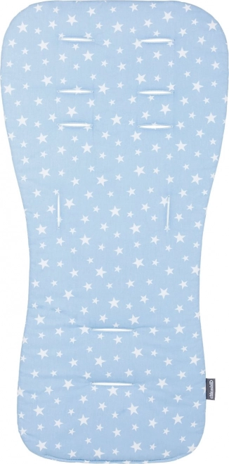Zachte kinderwageninleg Chipolino Blue Stars