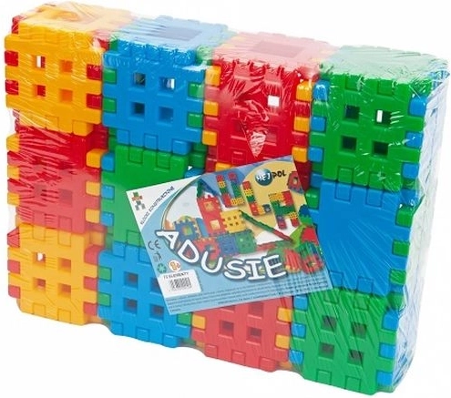 Adusie zachte opblaasbare bouwblokken 72 stuks