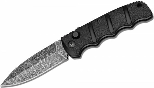 Böker Plus AKS-74 Damast automatisch verzamelmes 8,5 cm