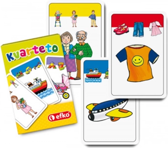 EFKO Baby kwartet kinderspel met kaarten