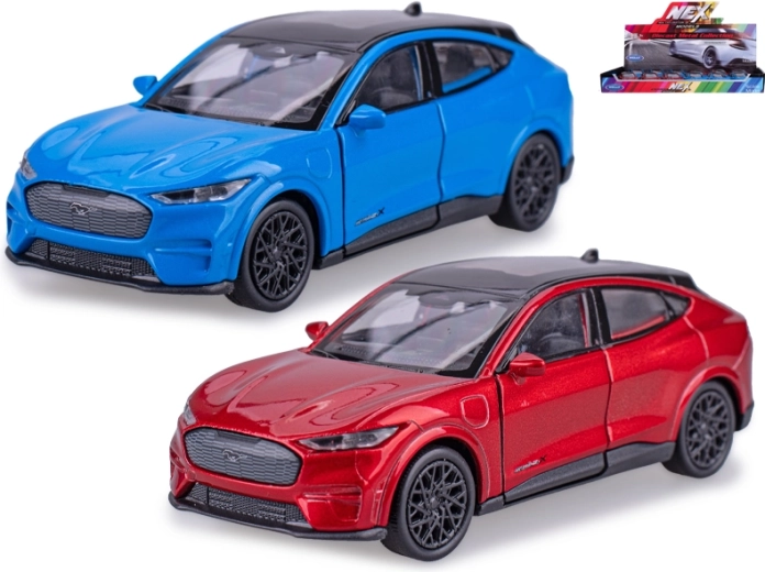 Metalen model Ford Mustang Mach-E GT 1:34 met pull-back aandrijving