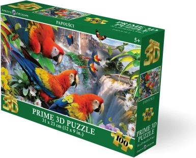 3D-puzzel papegaaien 100 stukjes