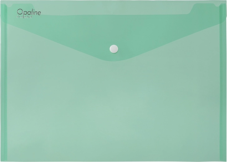 Documentenmap met drukknoop A5 Opaline groen