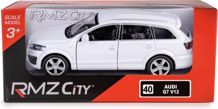 Metalen model RMZ City Audi Q7 V12 1:40 wit