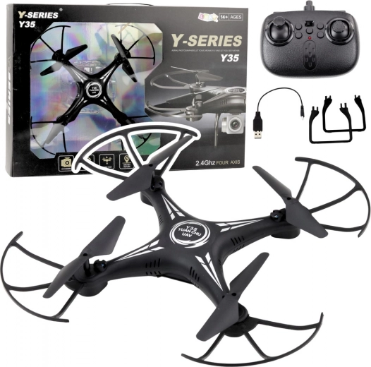 Drone met afstandsbediening, licht en wendbaar met gyroscoop en LED