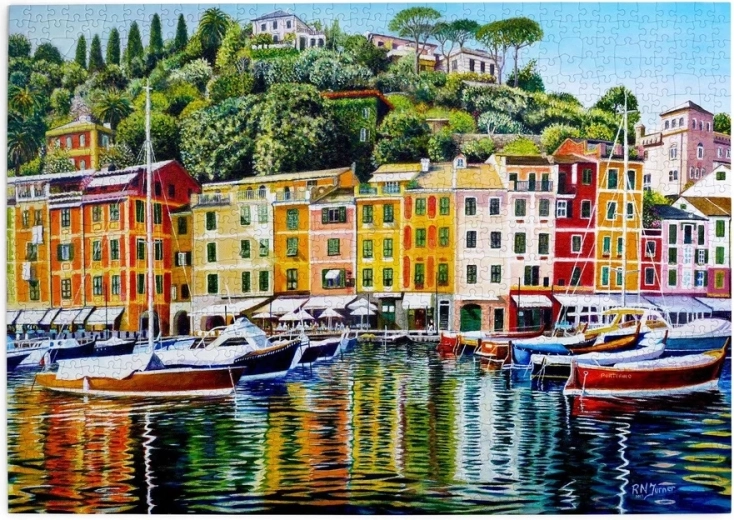 Puzzel Haven van Portofino, 1000 stukjes