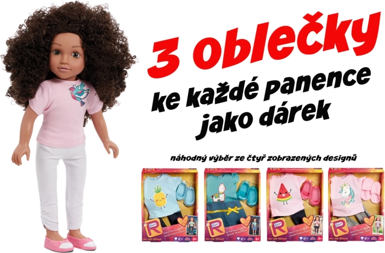 Pop Mia met kleertjes