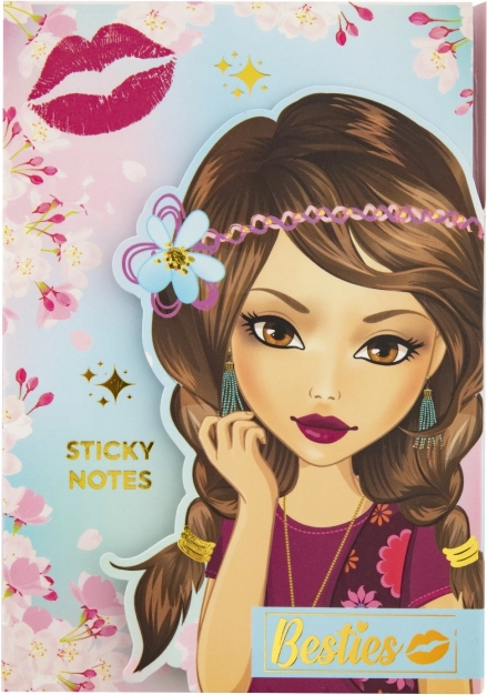 Boek met zelfklevende notitieblaadjes Besties