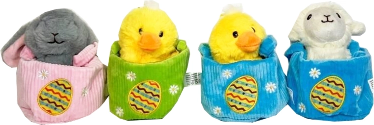 Paasdiertje in mandje