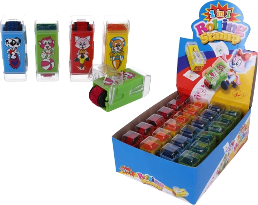 Stempel 2-in-1 voor kinderen – stempel en roller met dieren