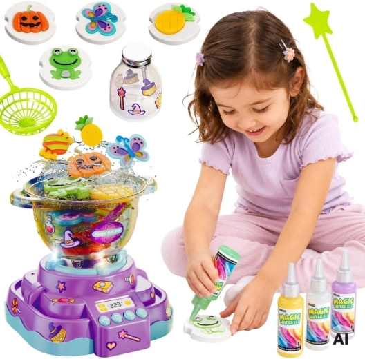 WOOPIE Interactieve magische ketel voor het maken van gelpoppetjes, 21 onderdelen