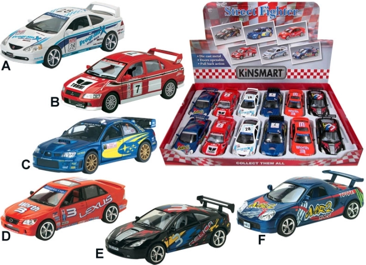 Metalen model - raceauto