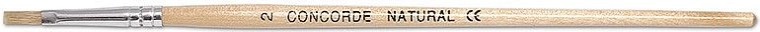 Platte schoolkwast van natuurlijke haren nr. 2 CONCORDE