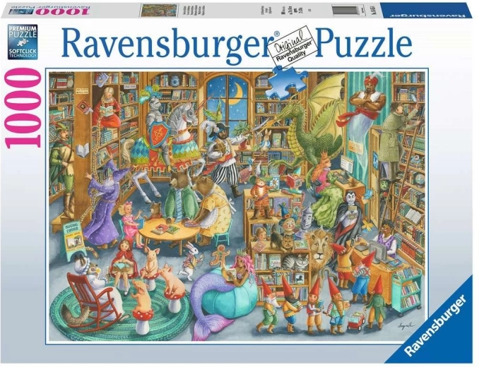 Puzzel 2D 1000 Ravensburger Noorden in de bibliotheek
