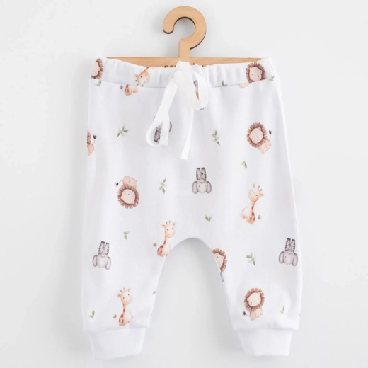 Baby joggingbroek van katoen NEW BABY For Babies safari, maat 86