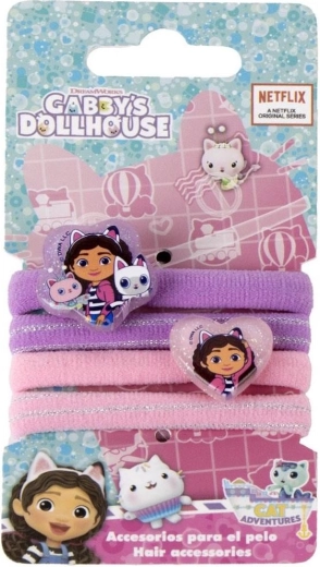 Set haar elastiekjes van Gabby's Poppenhuis (4 stuks)