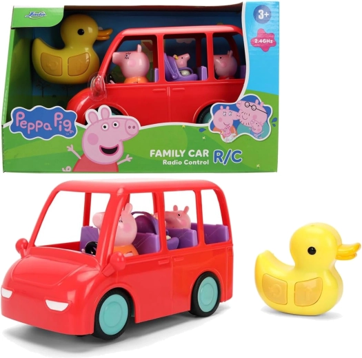Op afstand bestuurbare gezinsauto Peppa Pig 17,5 cm