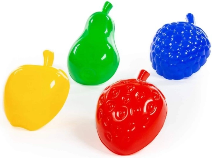 Set zandvormpjes – fruit, 4 stuks