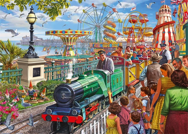 Puzzel Plezier op de Pier 1000 Stukjes