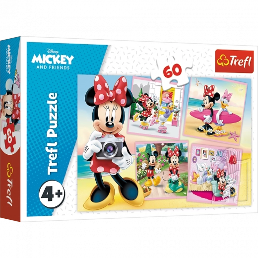 puzzel 60 stukjes disney minnie – schattige minnie