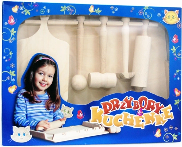 Grote houten keukenset voor kinderen