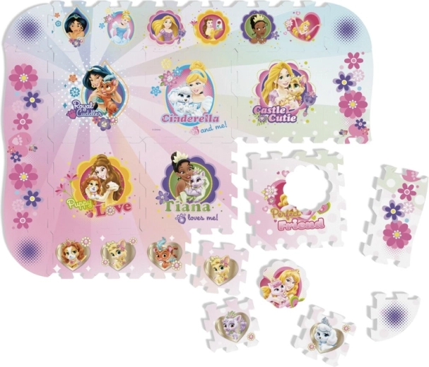 Disney Princess schuim puzzelmat 120 × 90 cm