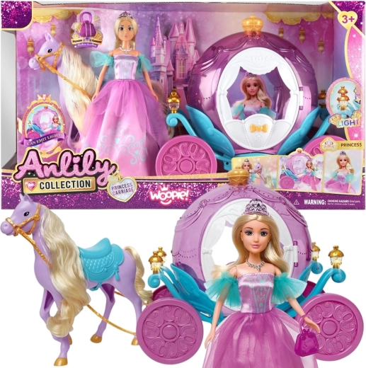 Woopie Royal prinses Lily-pop met magische koets