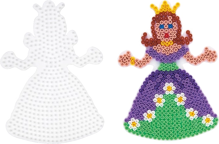 Hama MIDI-legplaat voor strijkkralen – prinses