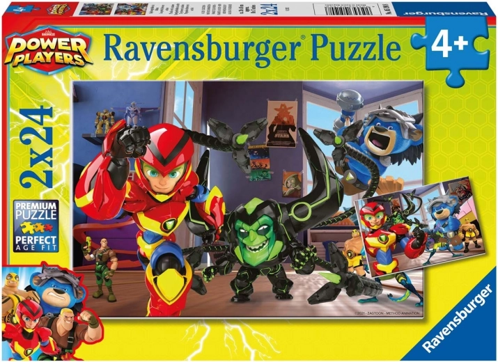 Ravensburger puzzel Helden in actie 2x24 stukjes