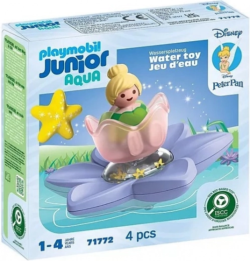 Set met figuur JUNIOR & Disney: Tinkerbell en magische drijvende bloem