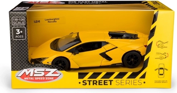 Modelauto Lamborghini Revuelto 1:24 geel