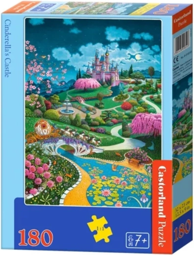 Castorland puzzel Assepoesters kasteel 180 stukjes