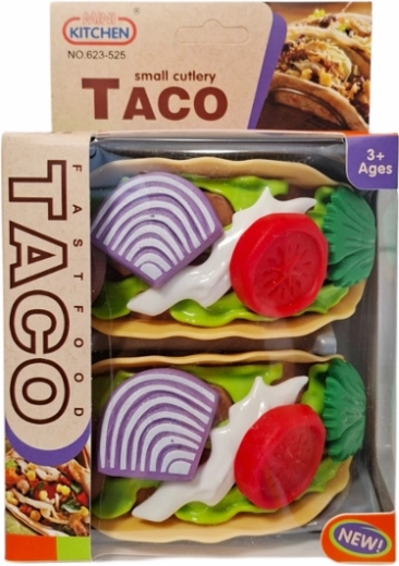 Keukenset van plastic taco’s voor kinderen