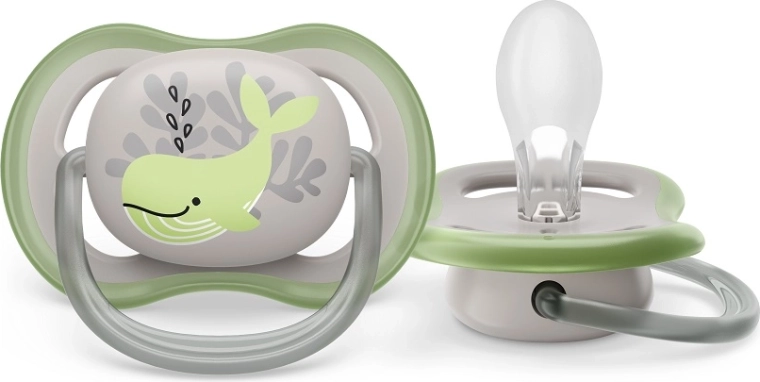 Fopspeen PHILIPS AVENT Ultra Air met walvismotief 6–18 m, 1 st.
