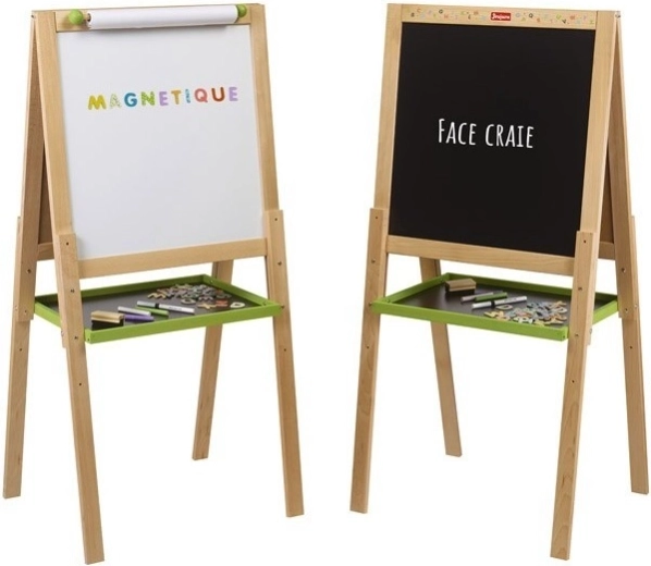 Jeujura houten multifunctioneel bord met papierrol 54 × 54 cm