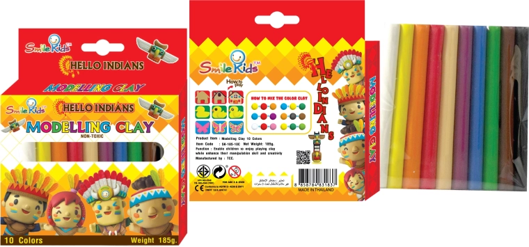 Boetseerklei 10 kleuren SPARKYS