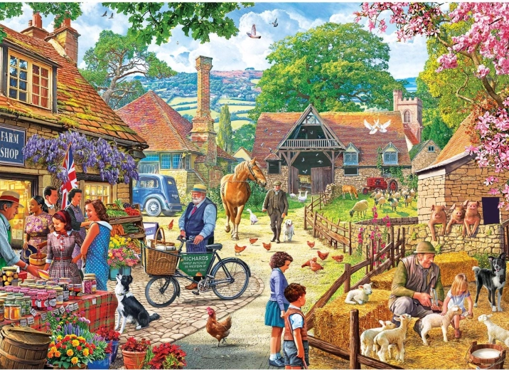 Gibsons puzzel boerenmarkt 1000 stukjes
