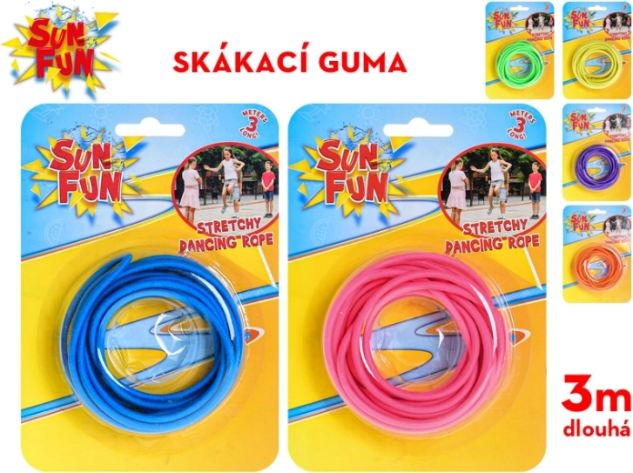 Springelastiek Sun Fun 300 cm – kinderspringelastiek in 6 kleuren
