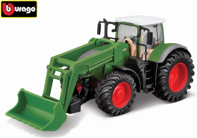 Bburago tractor Fendt 1050 Vario met voorlader